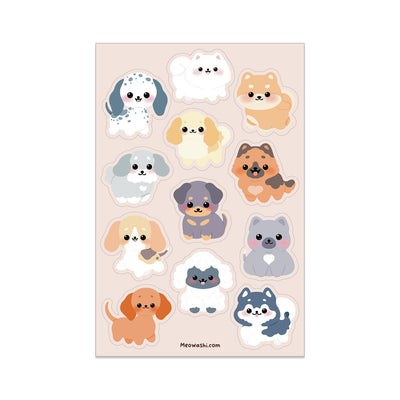 Meowashi Studio - Dogs Sticker Sheet
