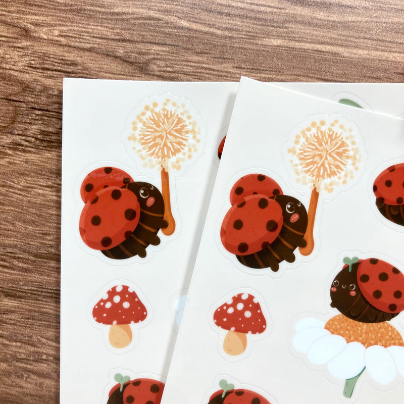 Meowashi Studio - Ladybug Sticker Sheet