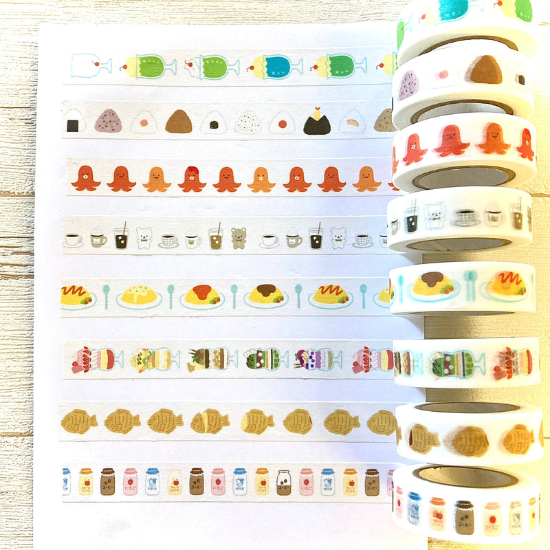 Papier Platz x Kamoi Kakoshi Washi Tape - Milk