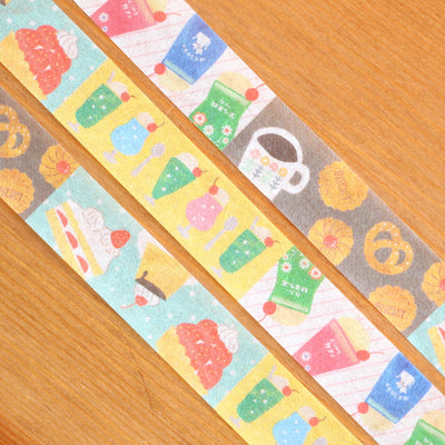 Furukawashiko Wa-Life watashi-biyori washi tape - Retro cafe QMT53