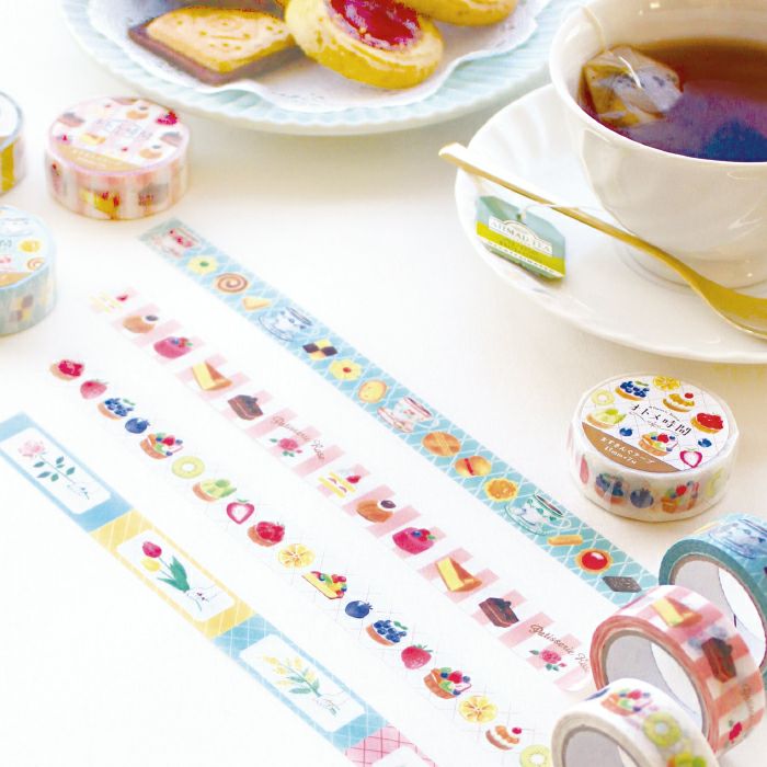 Furukawashiko Tea Time Washi Tape - Cookie