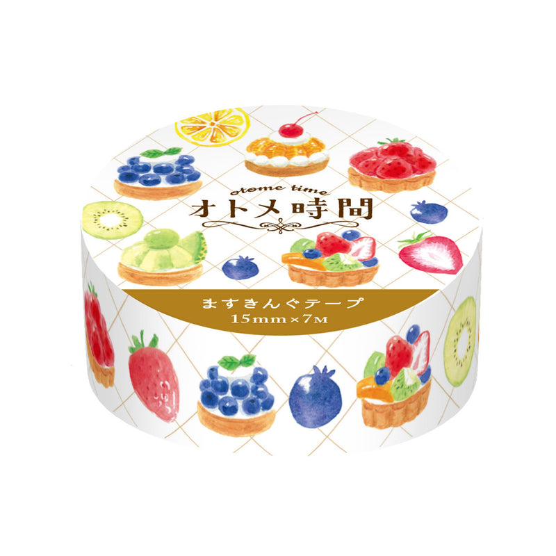 Furukawashiko Tea Time Washi Tape - Fruit Tart QMT73